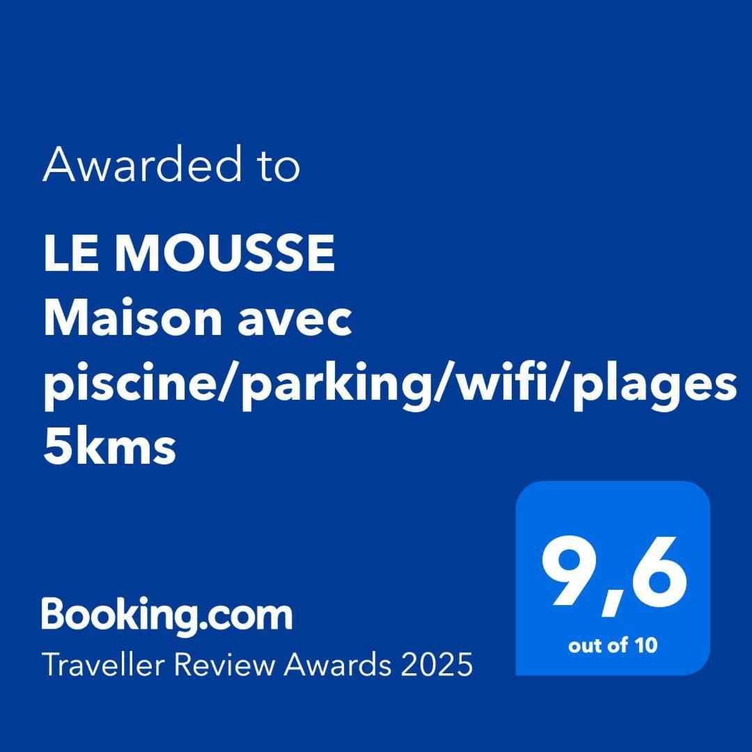 LE MOUSSE Maison avec piscine/parking/wifi/plages 5kms Les Mathes Extérieur photo